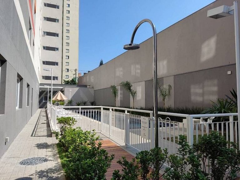 Esmeralda Studio no Brás com Piscina/Metrô Brás