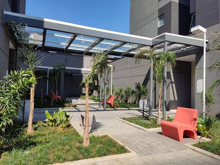 Esmeralda Studio no Brás com Piscina/Metrô Brás