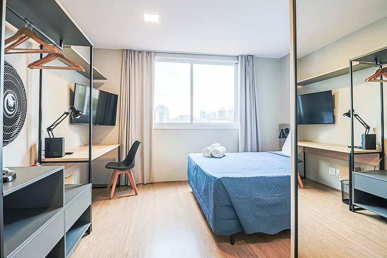 Encantador Studio no Brás com Piscina/Metrô Brás