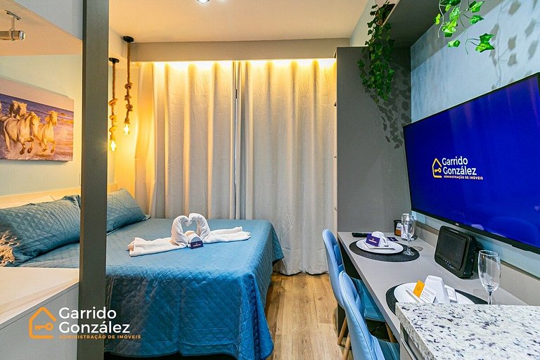 Studio com Piscina no Centro de SP – República