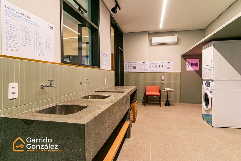 Studio com Piscina no Centro de SP – República