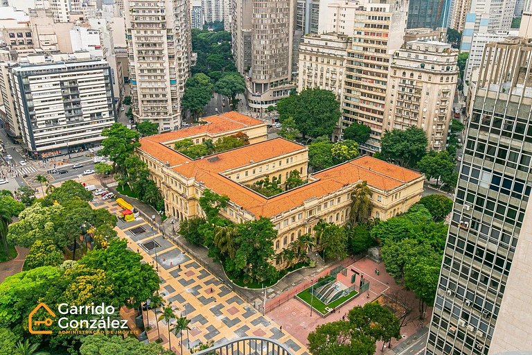 Studio com Piscina no Centro de SP – República