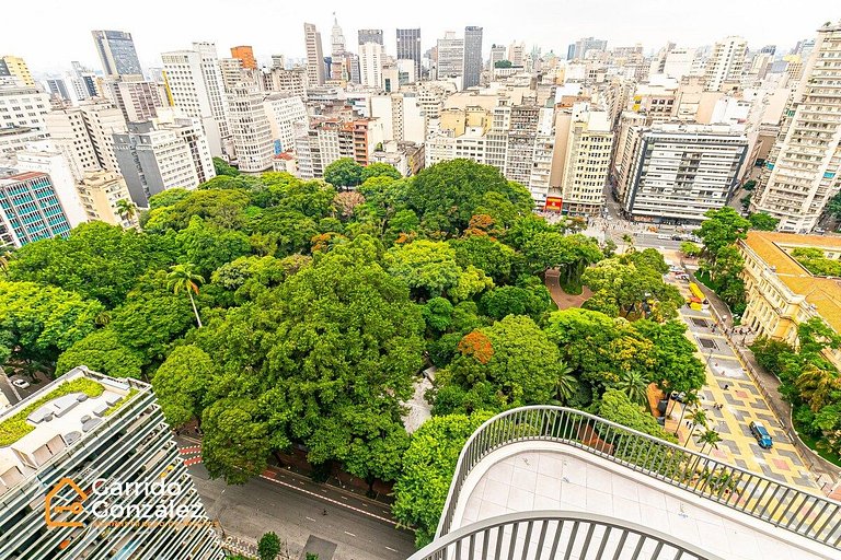 Studio com Piscina no Centro de SP – República