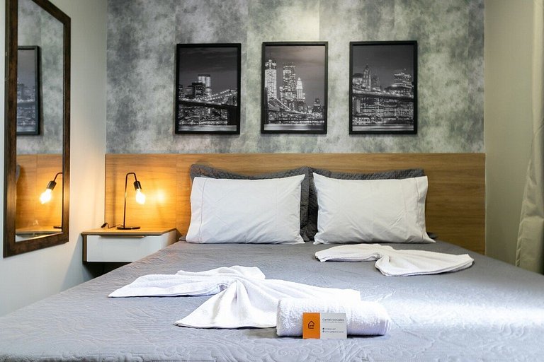 Studio New York no Brás com Piscina/Metrô Brás