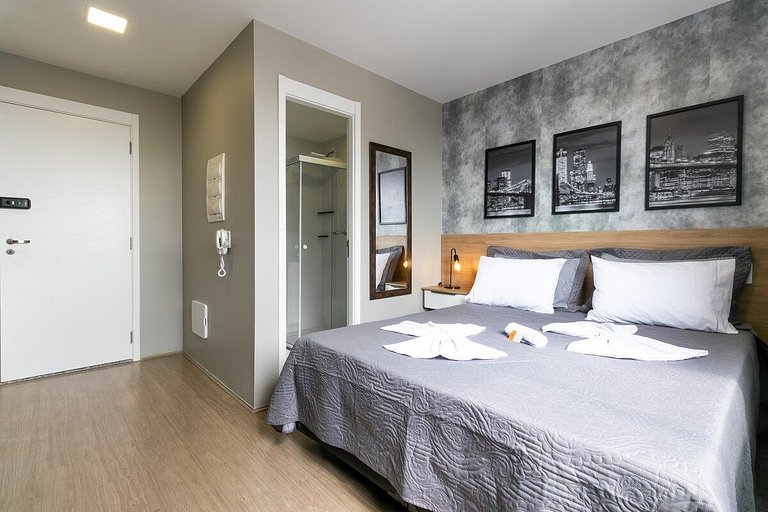 Studio New York no Brás com Piscina/Metrô Brás
