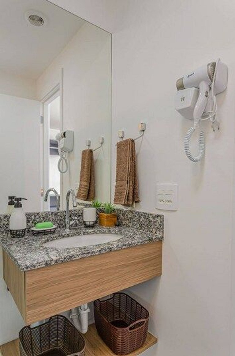 Fantástico Studio no Brás com Piscina/Metrô Brás