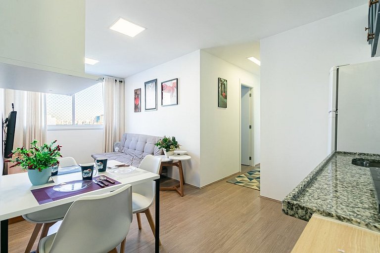 Extenso Apartamento no Brás com Piscina/Metrô