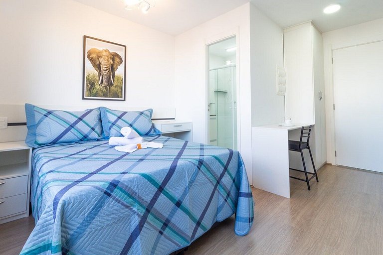 Atraente Studio no Brás com Piscina/Metrô Brás
