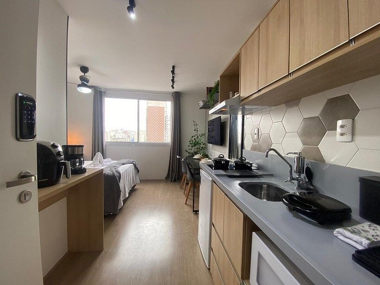 Mágico Studio no Brás com Piscina/Metrô Brás