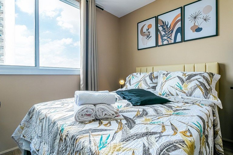Fino Studio no Brás com Piscina/Metrô Brás