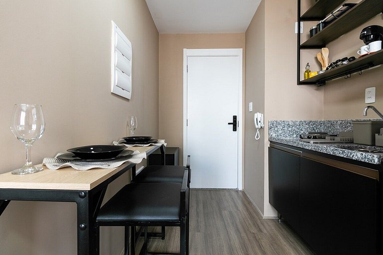 Fino Studio no Brás com Piscina/Metrô Brás