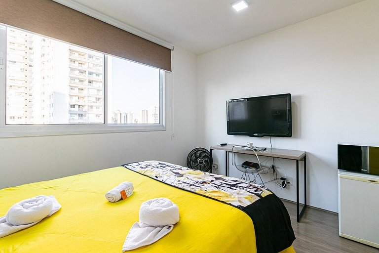 Sereno Studio no Brás com Piscina/Metrô Brás