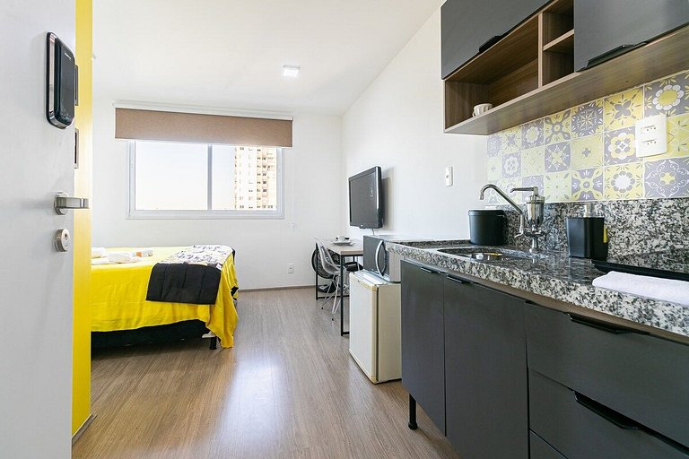 Sereno Studio no Brás com Piscina/Metrô Brás