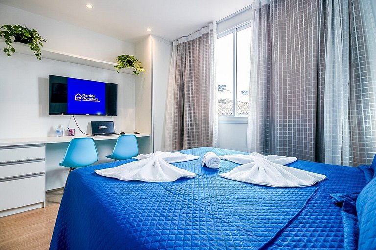 Santorini Studio no Brás com Piscina/Metrô Brás