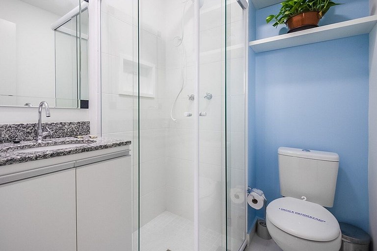 Santorini Studio no Brás com Piscina/Metrô Brás
