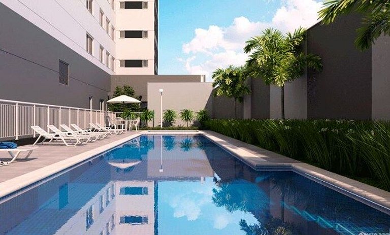 Funcional Studio no Brás com Piscina/Metrô Brás
