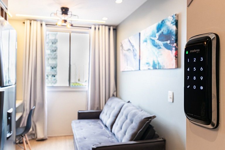 Espaçoso II Apartamento com Piscina - Metrô Brás