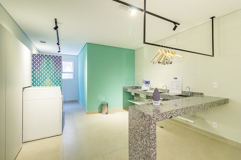 Espaçoso II Apartamento com Piscina - Metrô Brás