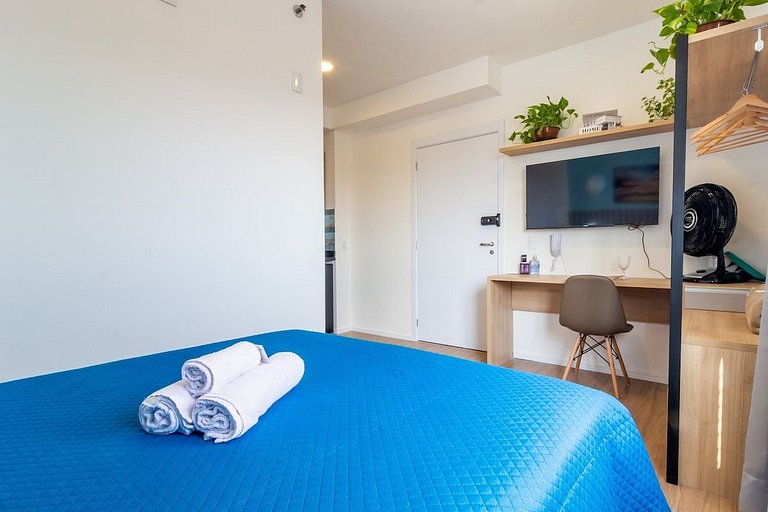 Studio Smart no Metrô Belém | Ar Condicionado