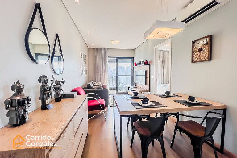 Studio III c/ Garagem e Lazer – Bela Vista / Metrô