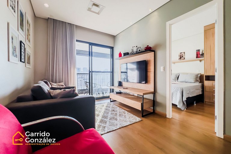 Studio III c/ Garagem e Lazer – Bela Vista / Metrô