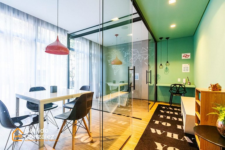 Studio III c/ Garagem e Lazer – Bela Vista / Metrô
