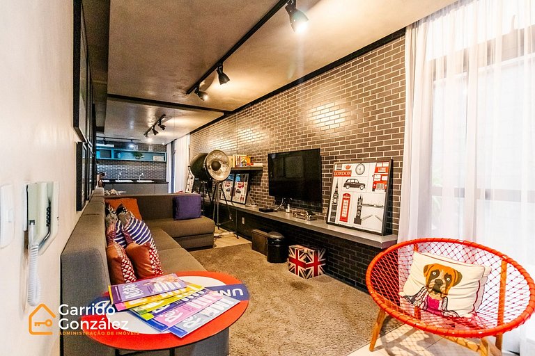 Studio III c/ Garagem e Lazer – Bela Vista / Metrô