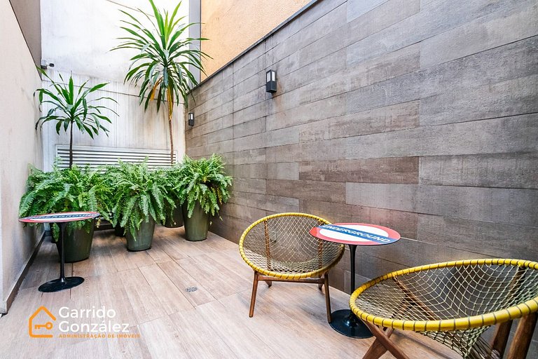 Studio III c/ Garagem e Lazer – Bela Vista / Metrô
