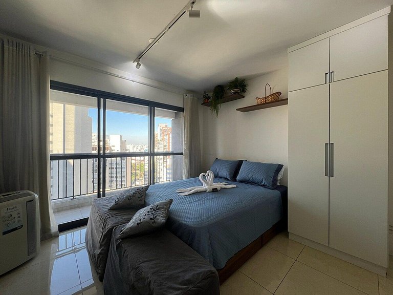 Loft Moderno na Bela Vista – 5min Metrô Liberdade
