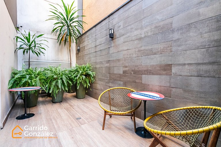 Studio IV Setin Downtown Bela Vista - C/Piscina