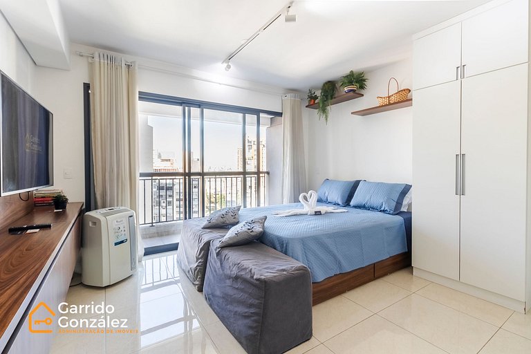 Loft Moderno na Bela Vista – 5min Metrô Liberdade
