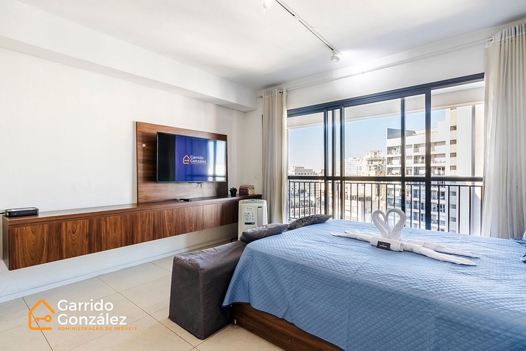 Loft Moderno na Bela Vista – 5min Metrô Liberdade