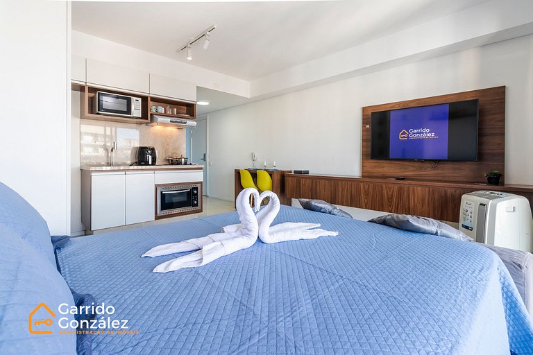 Studio IV Setin Downtown Bela Vista - C/Piscina