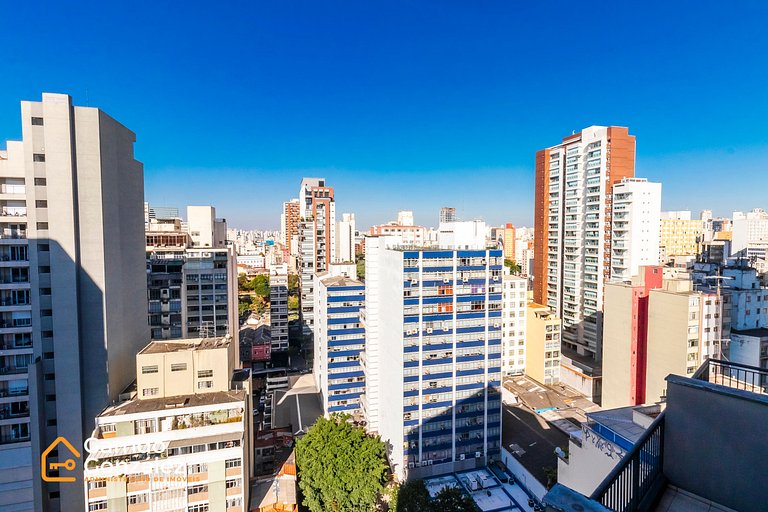 Loft Moderno na Bela Vista – 5min Metrô Liberdade