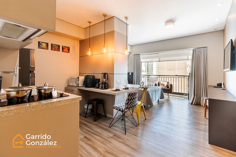 Studio V Bela Vista – 5min. do Metrô Liberdade