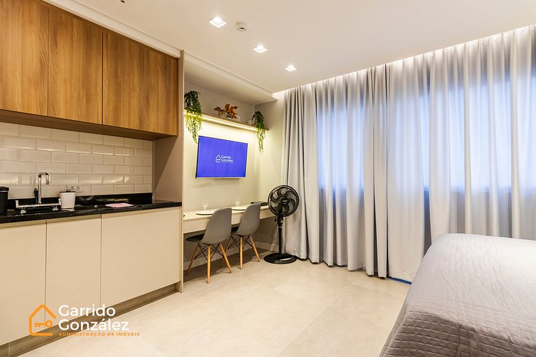 Maravilhoso Studio no Metrô Belém/H.Cema