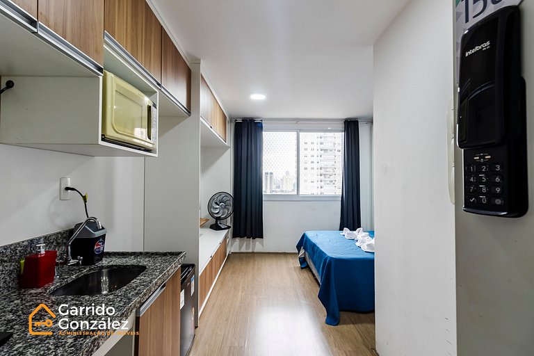 Formoso Studio no Brás com Piscina/Metrô Brás