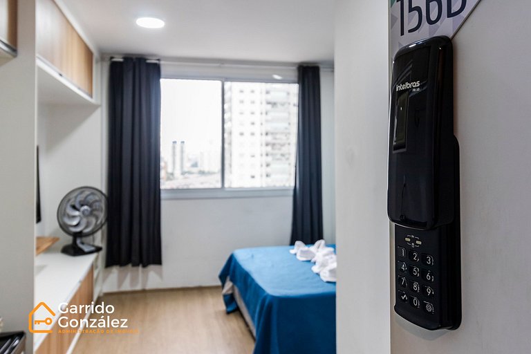 Formoso Studio no Brás com Piscina/Metrô Brás