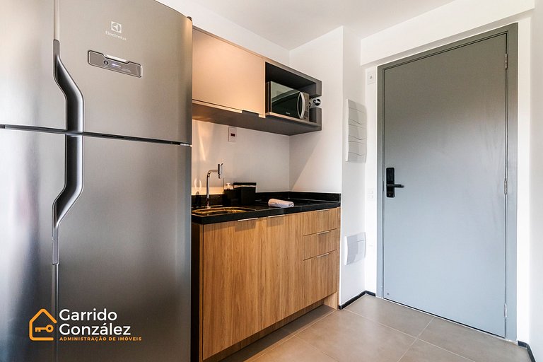 Studio com Piscina nos Jardins – 1 Min da Paulista