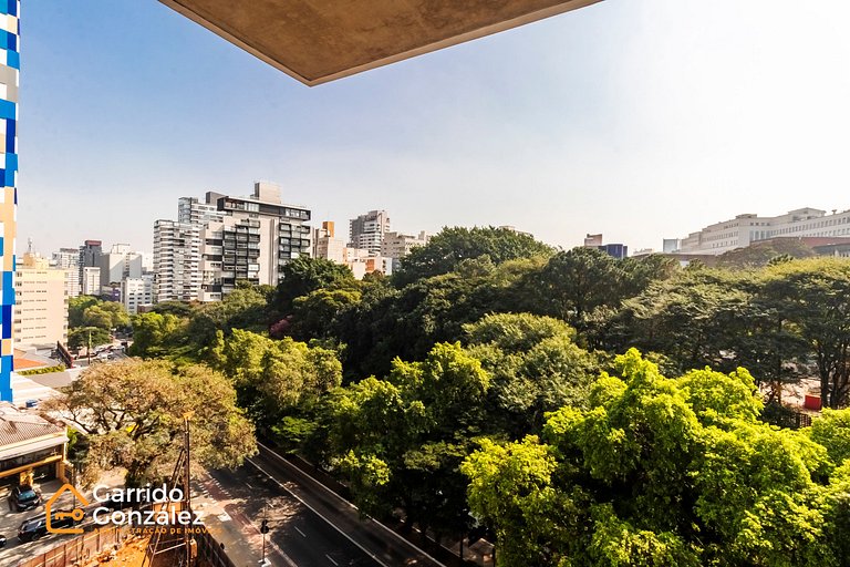 Studio com Piscina nos Jardins – 1 Min da Paulista