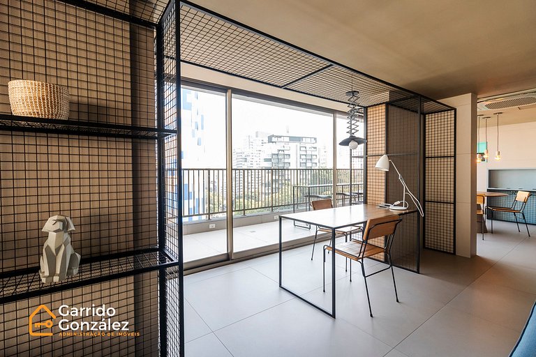 Studio com Piscina nos Jardins – 1 Min da Paulista