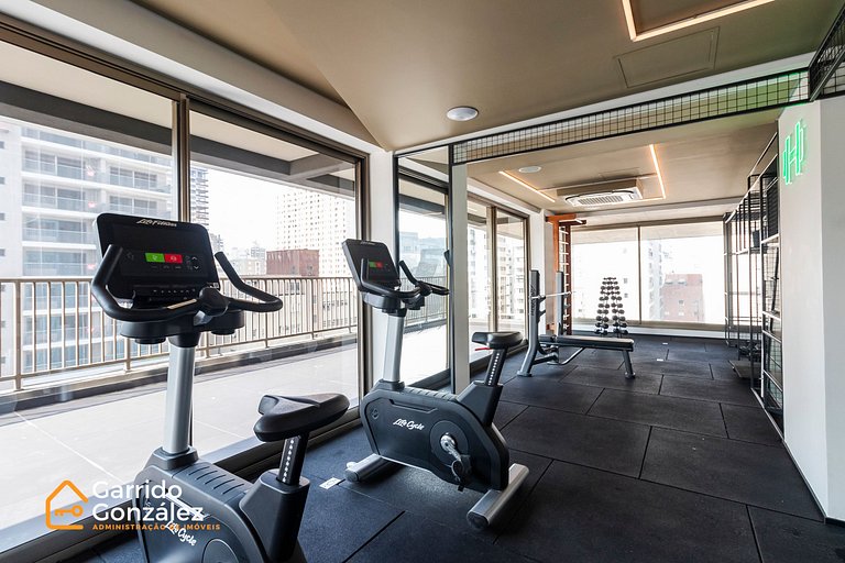 Studio Vitacon Jardins - 1 Min Av. Paulista/Piscina