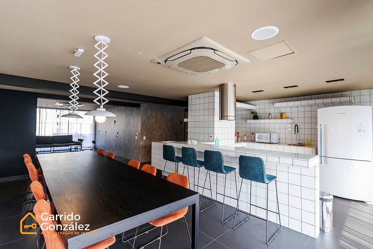 Studio com Piscina nos Jardins – 1 Min da Paulista