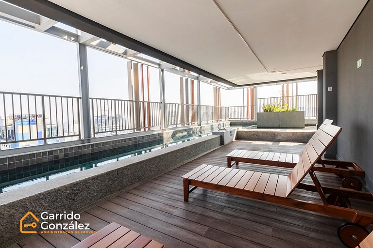 Studio Vitacon Jardins - 1 Min Av. Paulista/Piscina