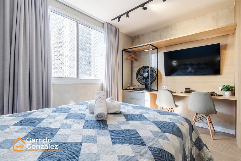 Charmoso Studio no Brás com Piscina - Metrô Brás