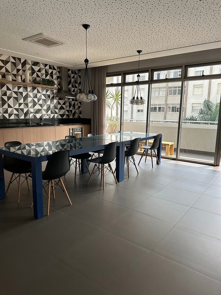 Studio com Piscina e Ar | Vila Madalena