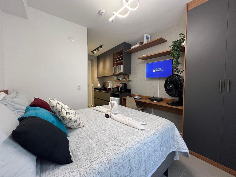 Studio Moderno III na Bela Vista | Próx. Paulista