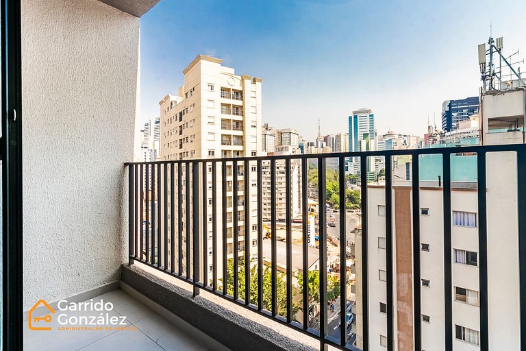 Studio Moderno III na Bela Vista | Próx. Paulista