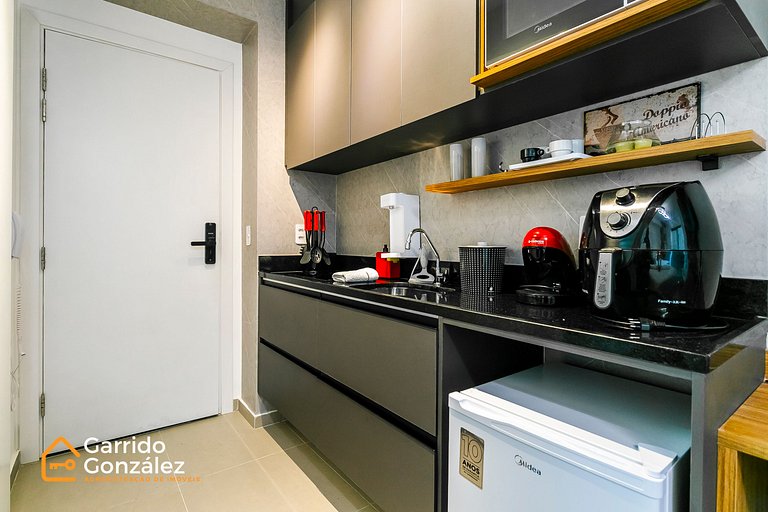Studio Moderno III na Bela Vista | Próx. Paulista