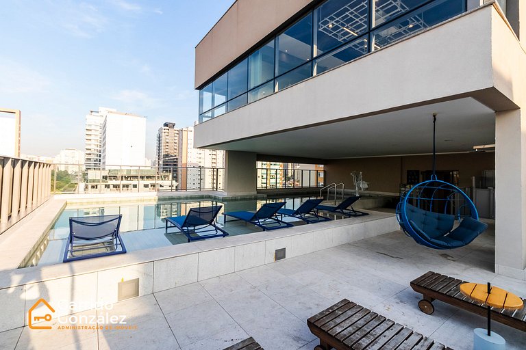 Studio NIK IV Perdizes C/Piscina - Allianz Parque